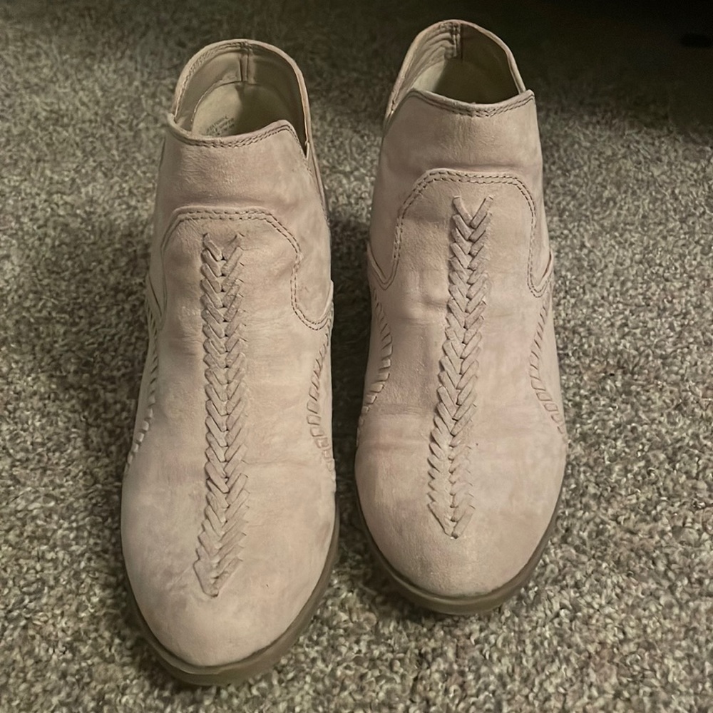 Taupe Suede Boots